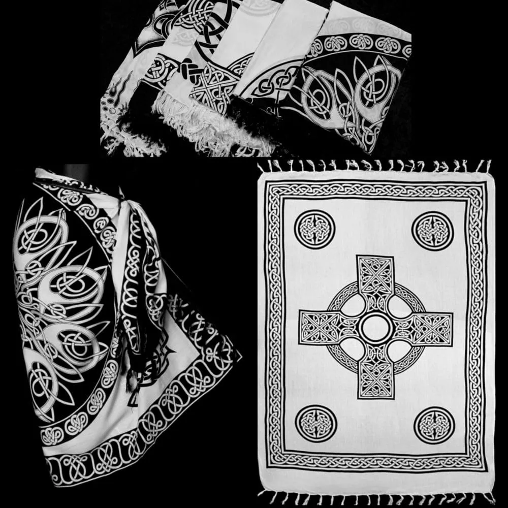 White Celtic Sarongs