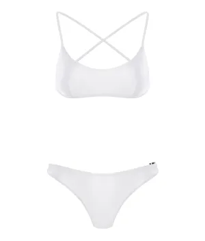 WHITE MALTA BIKINI BOTTOM