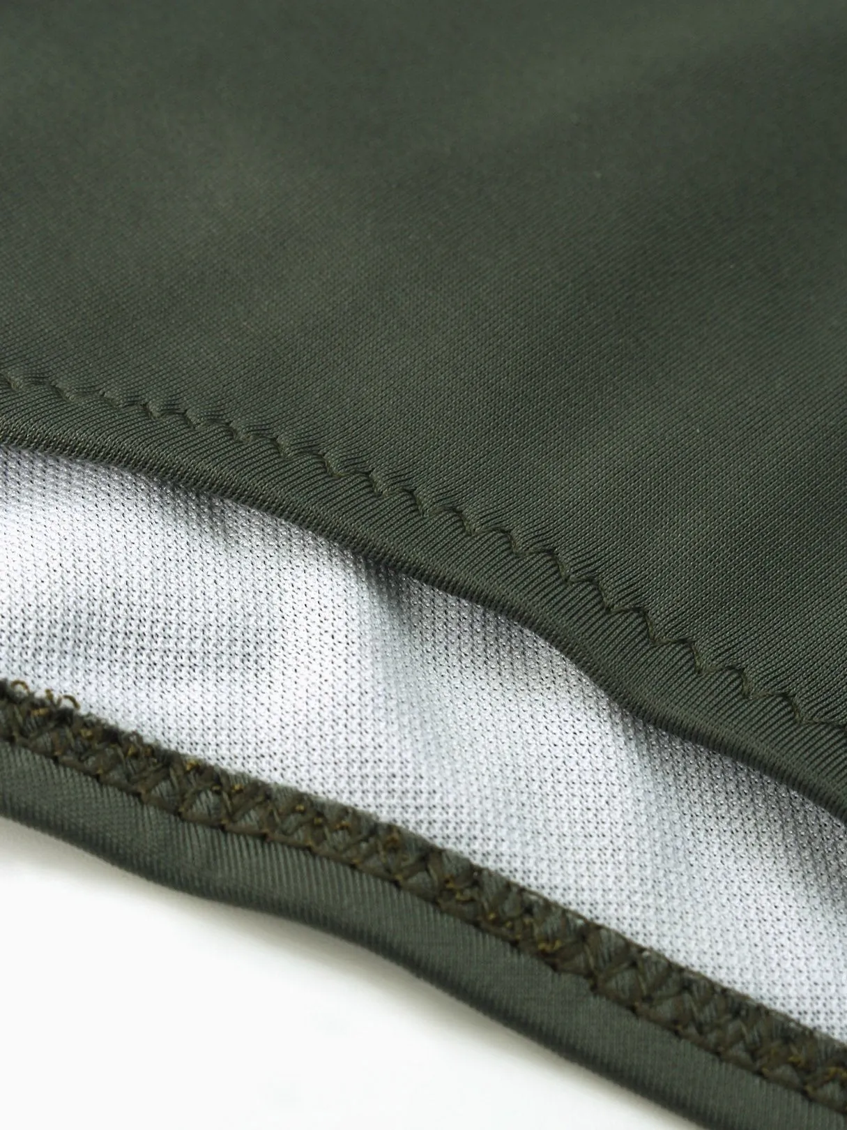 Wholesale Army Green Halter Sleeveless Grid Lace-Up Tie-Up Bikinis
