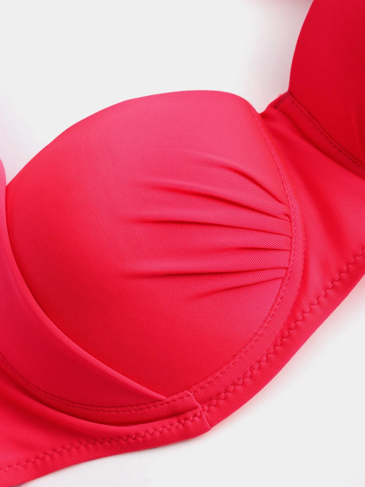 Wholesale Halter Sleeveless Backless Self-Tie Bikini Set
