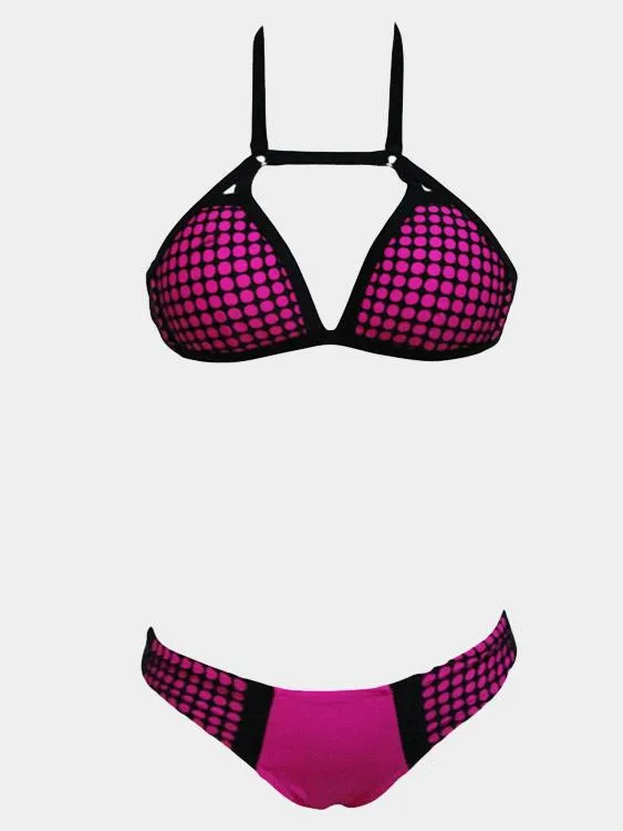 Wholesale Halter Sleeveless Two Piece Bikinis