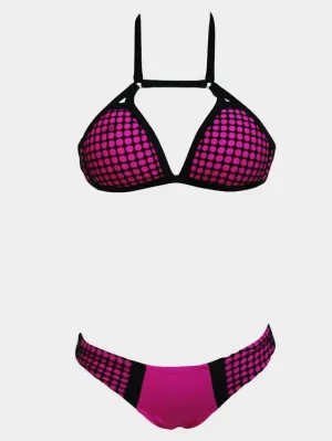 Wholesale Halter Sleeveless Two Piece Bikinis