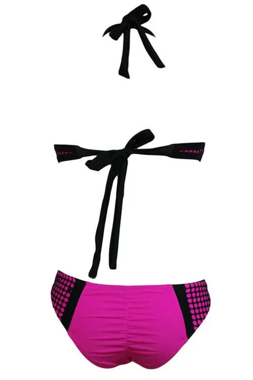 Wholesale Halter Sleeveless Two Piece Bikinis