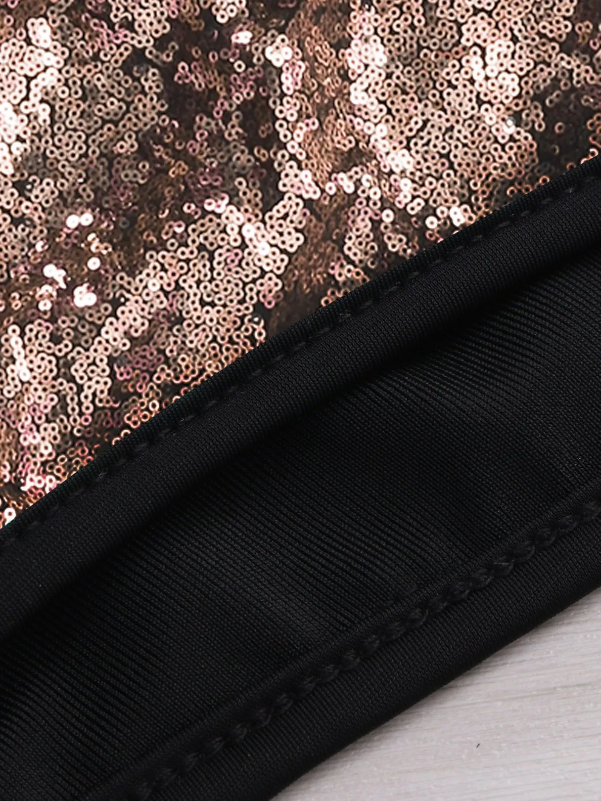 Wholesale Off The Shoulder Sleeveless Sequins Embellished Bikinis