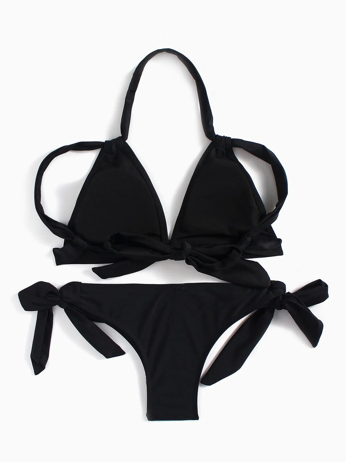 Wholesale Self-tie Design V-Neck Swimwear