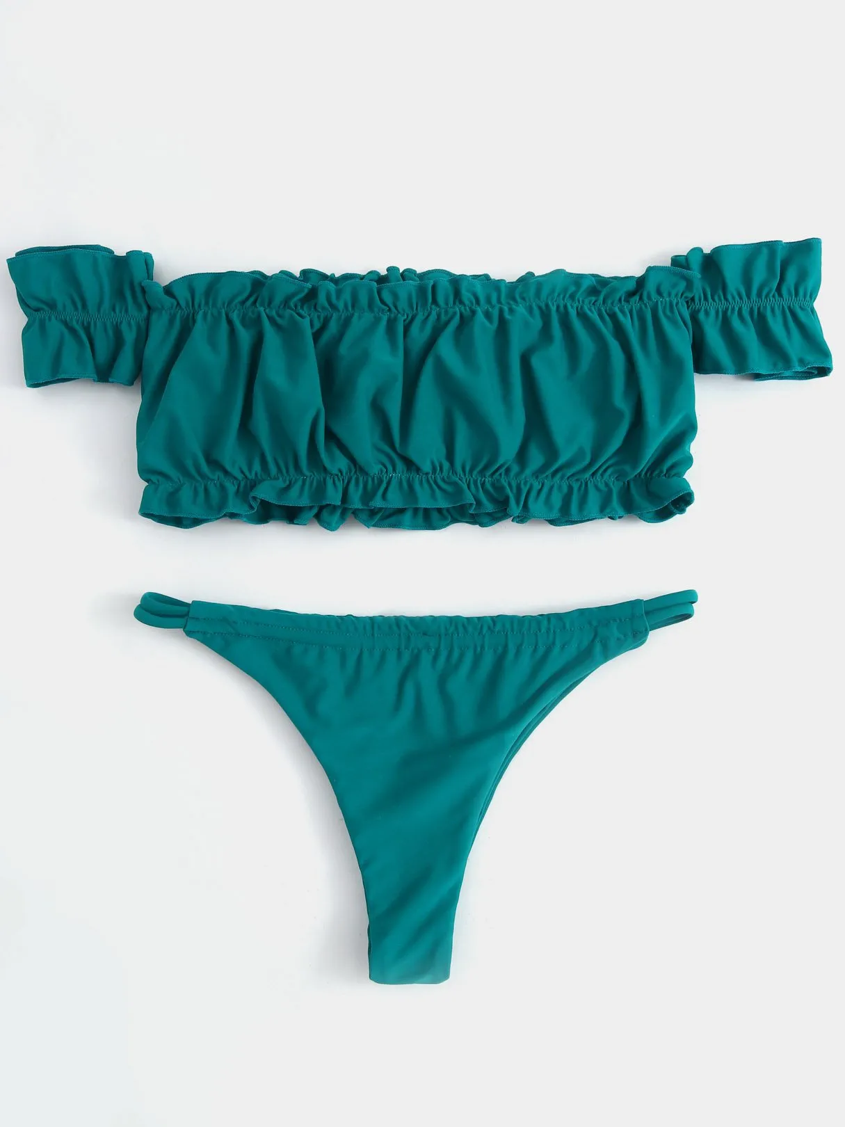 Wholesale Short Sleeve Plain Bikini Swimsuit