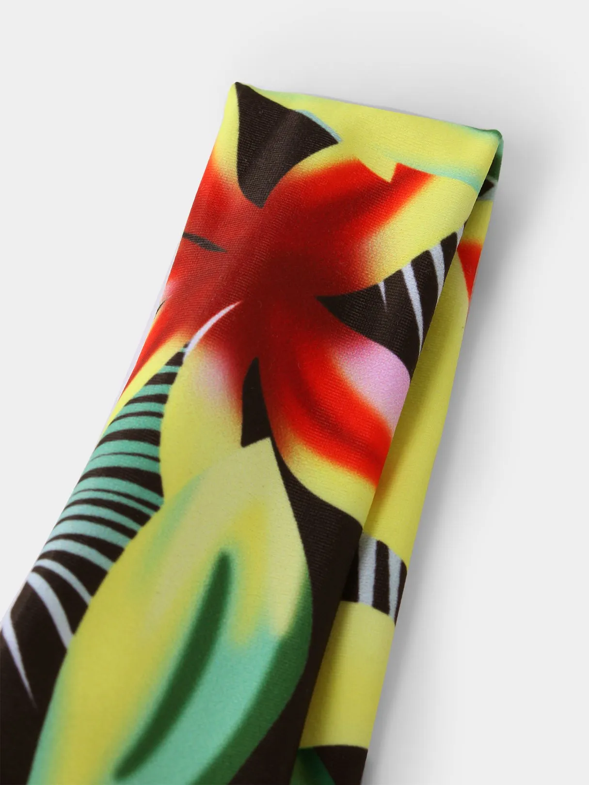 Wholesale Sleeveless Floral Print Cut Out Tankinis