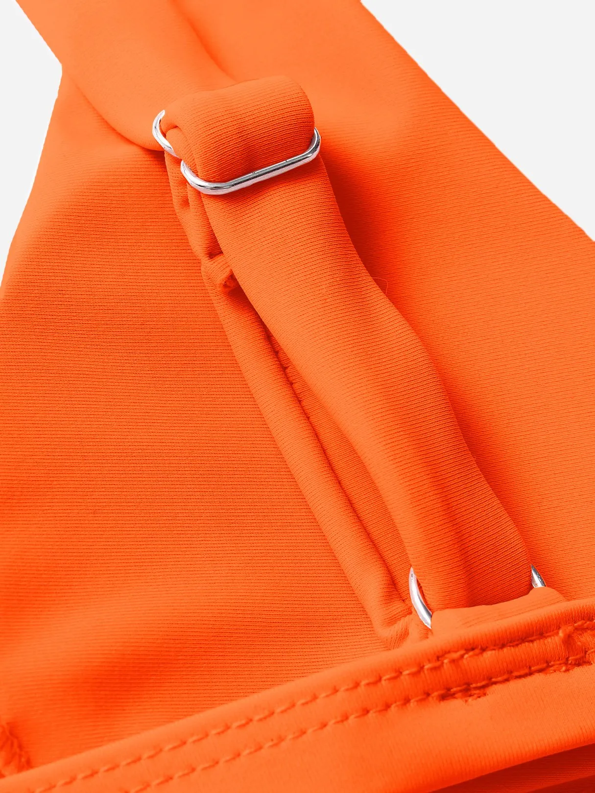 Wholesale Sleeveless Plain Spaghetti Strap Two Piece Bikinis