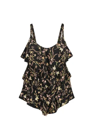 Wildflowers Chlorine Resistant 3 Tier Tankini Top