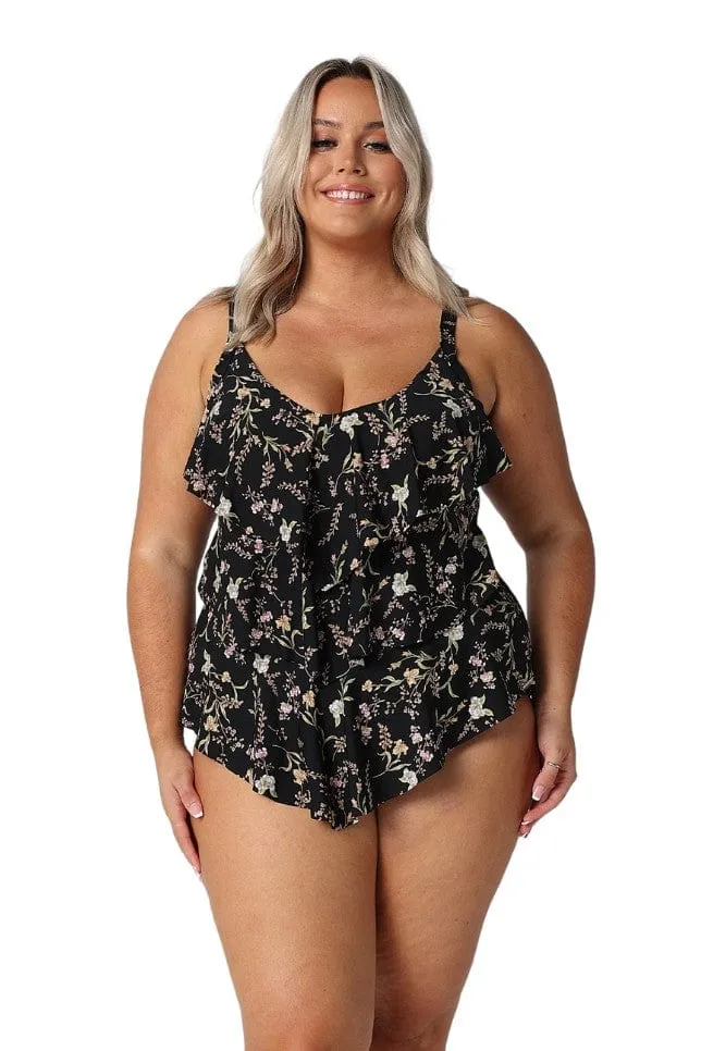 Wildflowers Chlorine Resistant 3 Tier Tankini Top