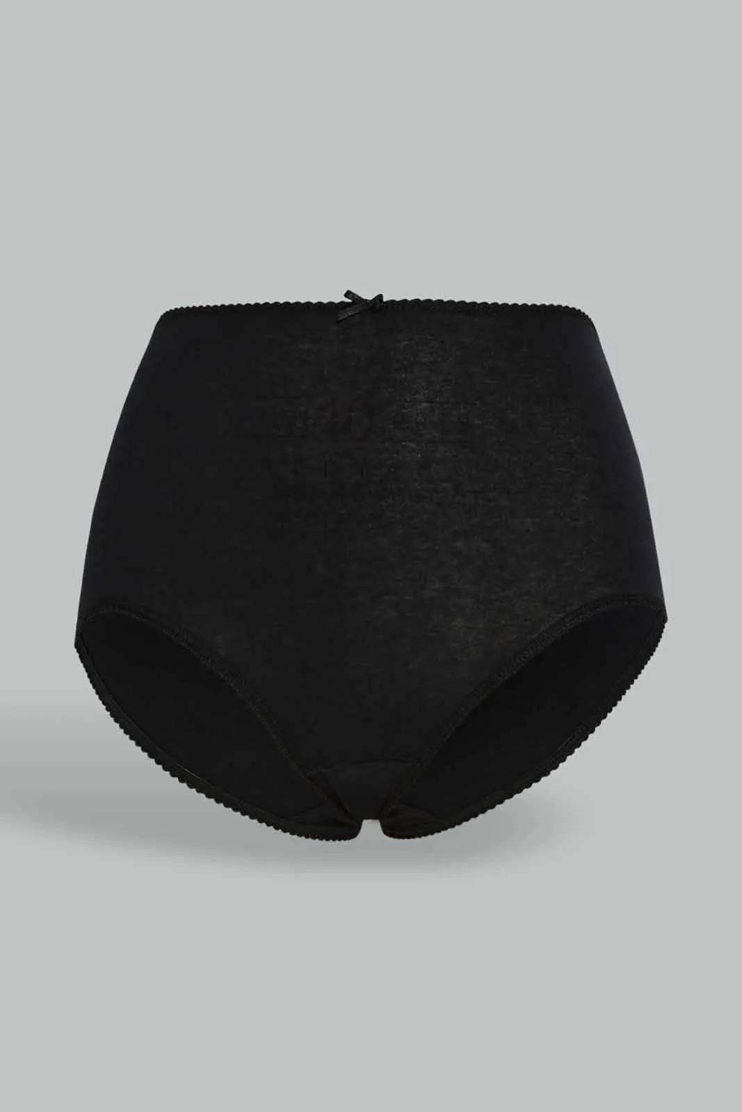 Women Black Full Brief (Pack of 5)