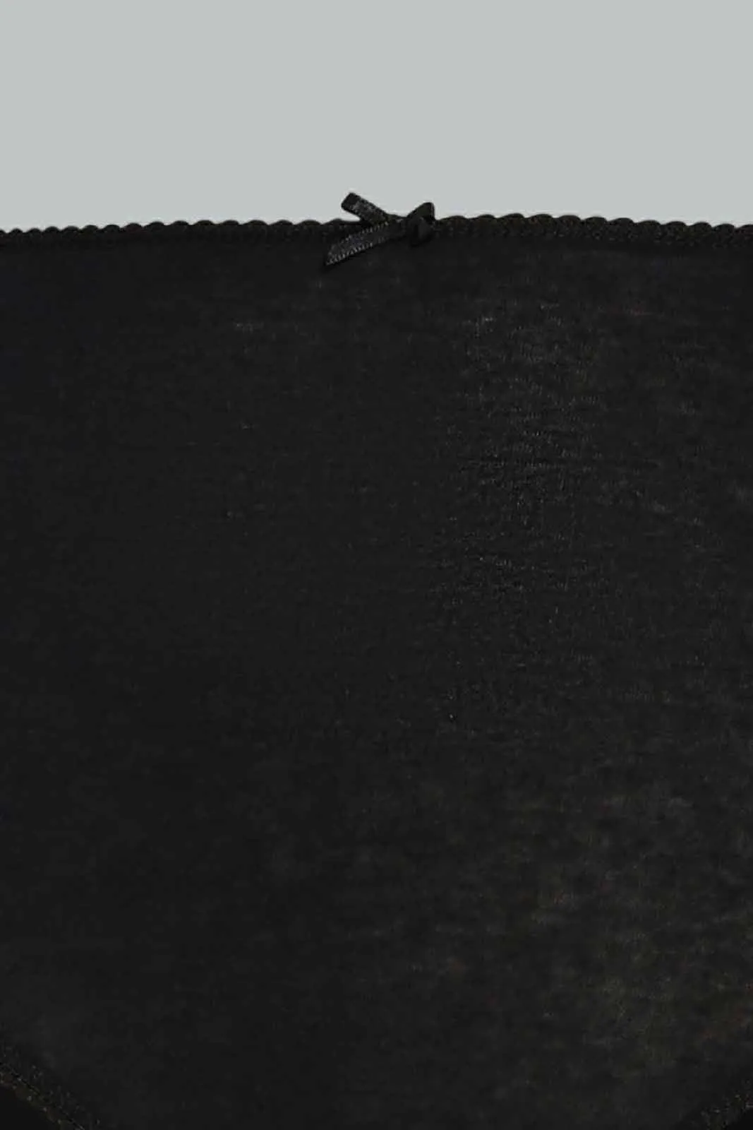 Women Black Full Brief (Pack of 5)