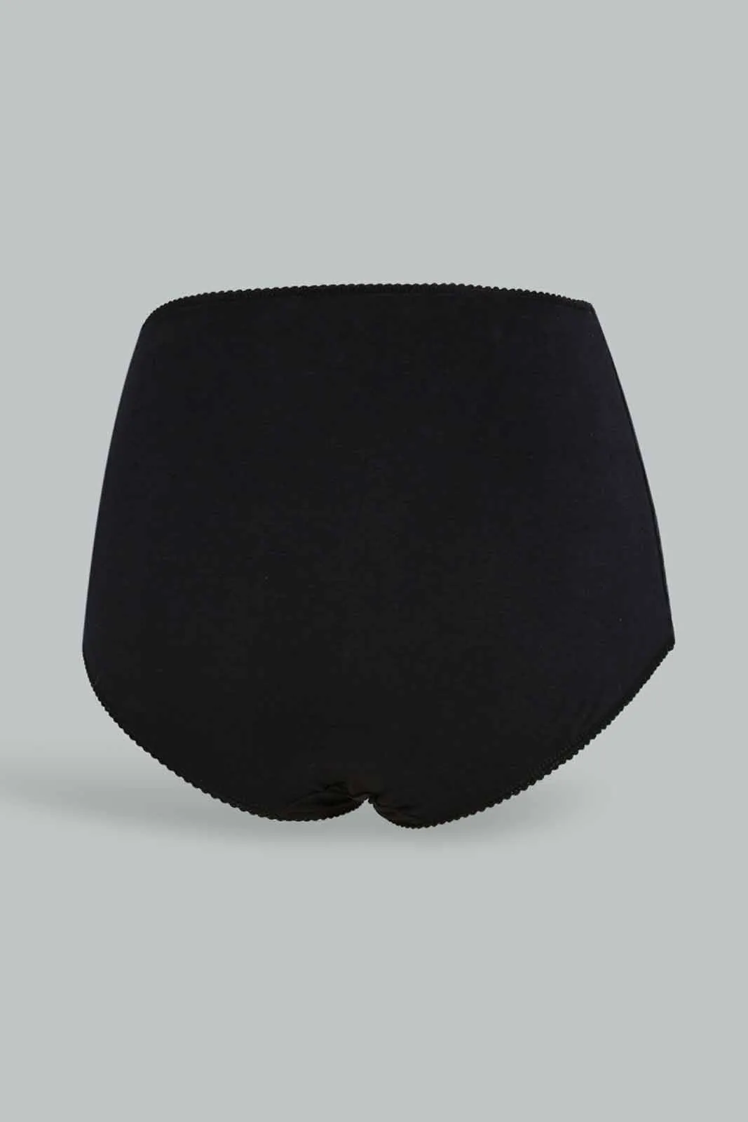 Women Black Full Brief (Pack of 5)