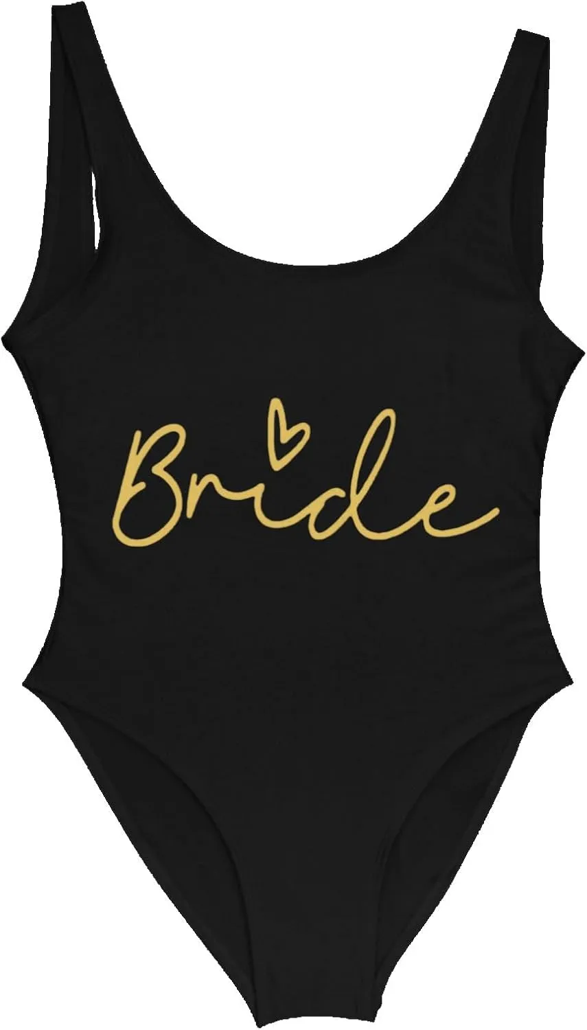 Women One Piece Tummy Control Swimsuits High Cut Bride Sexy Bathing Suit Slimming Swim Suit Letter Print Backless Swimwear