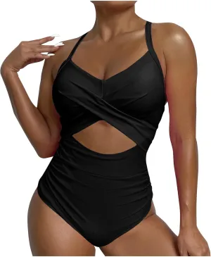 Women Swimsuits Vacation Bikini Sets for Women Tankini Swimsuits for Women Tummy Control Bathing Suit Cute