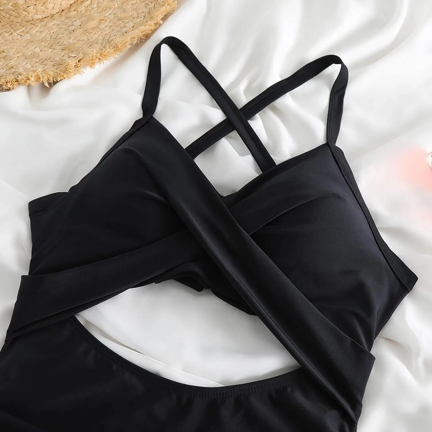 Women Swimsuits Vacation Bikini Sets for Women Tankini Swimsuits for Women Tummy Control Bathing Suit Cute