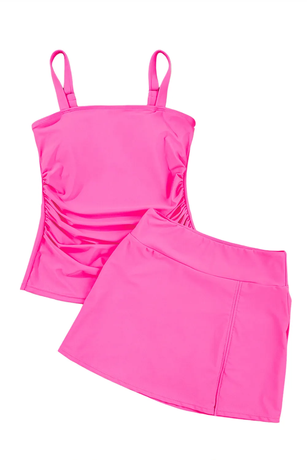 Women Two Piece Tummy Control Tankini Swimsuits Push up Swimwear Bathing Suits