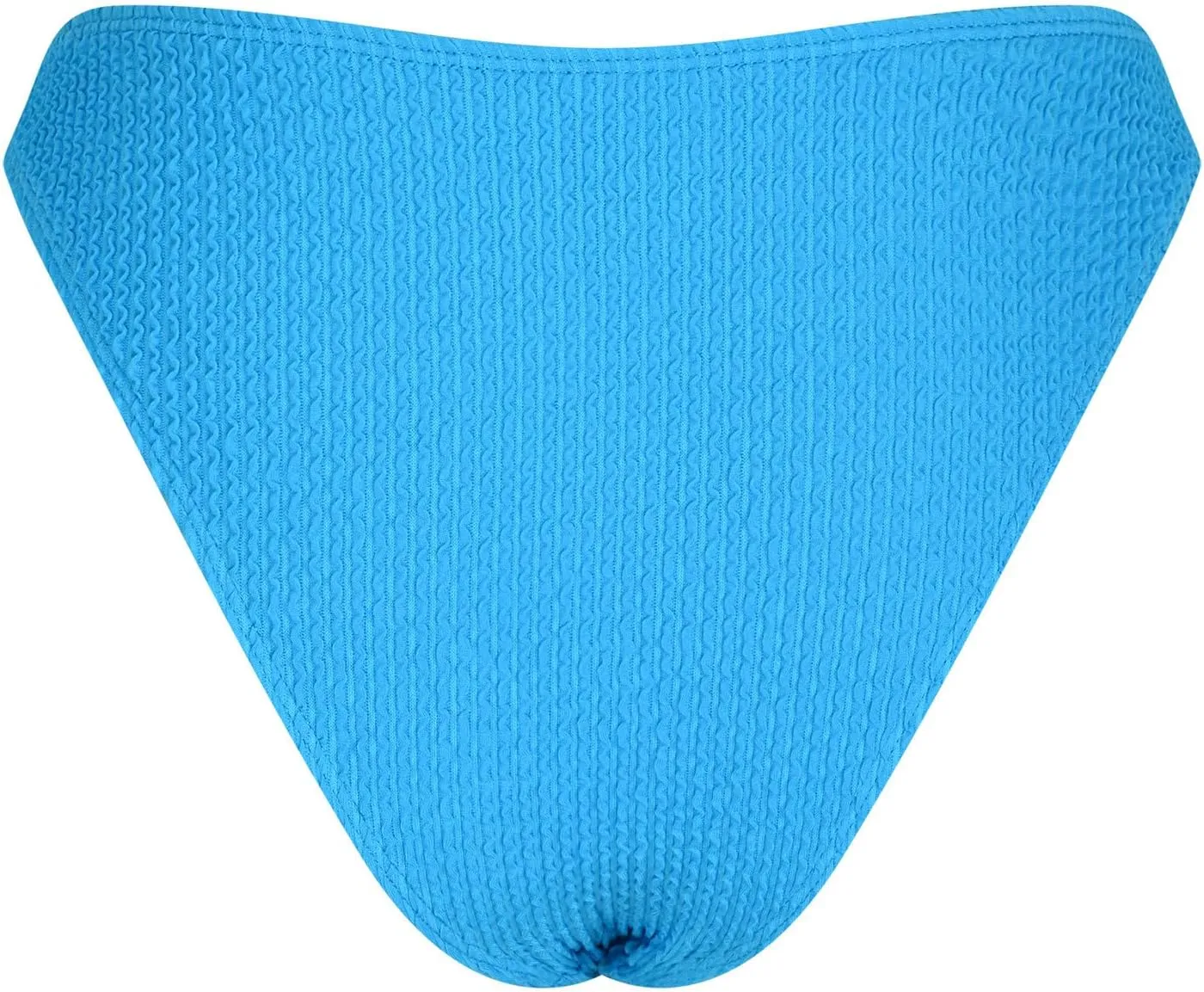 Women's Bikini Swim Bottom Briefs Ribbed High Cut Mid Waist Cheeky Bathing Suit Bottom Tummy Control Swimwear Bottoms