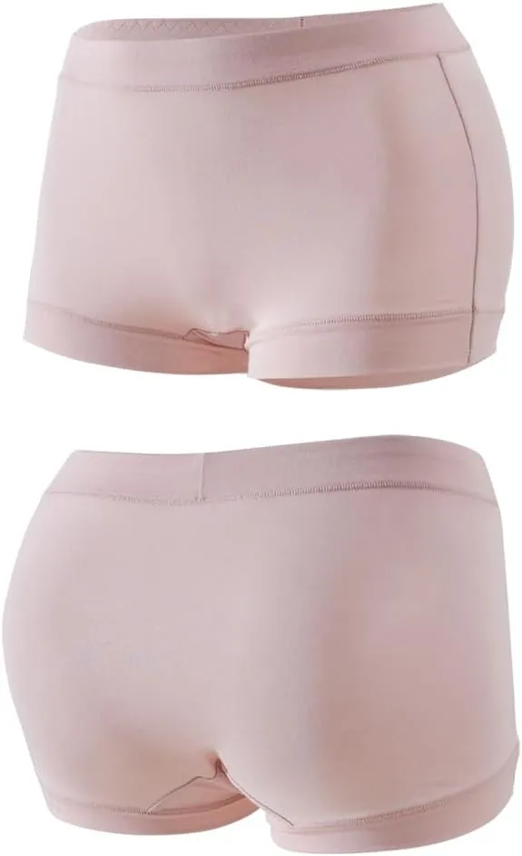 Women's Comfort Sporty Microfiber Boyshort Panties Ladies 5 Pack Mid Waist/High Waist Boxer Briefs Underwear