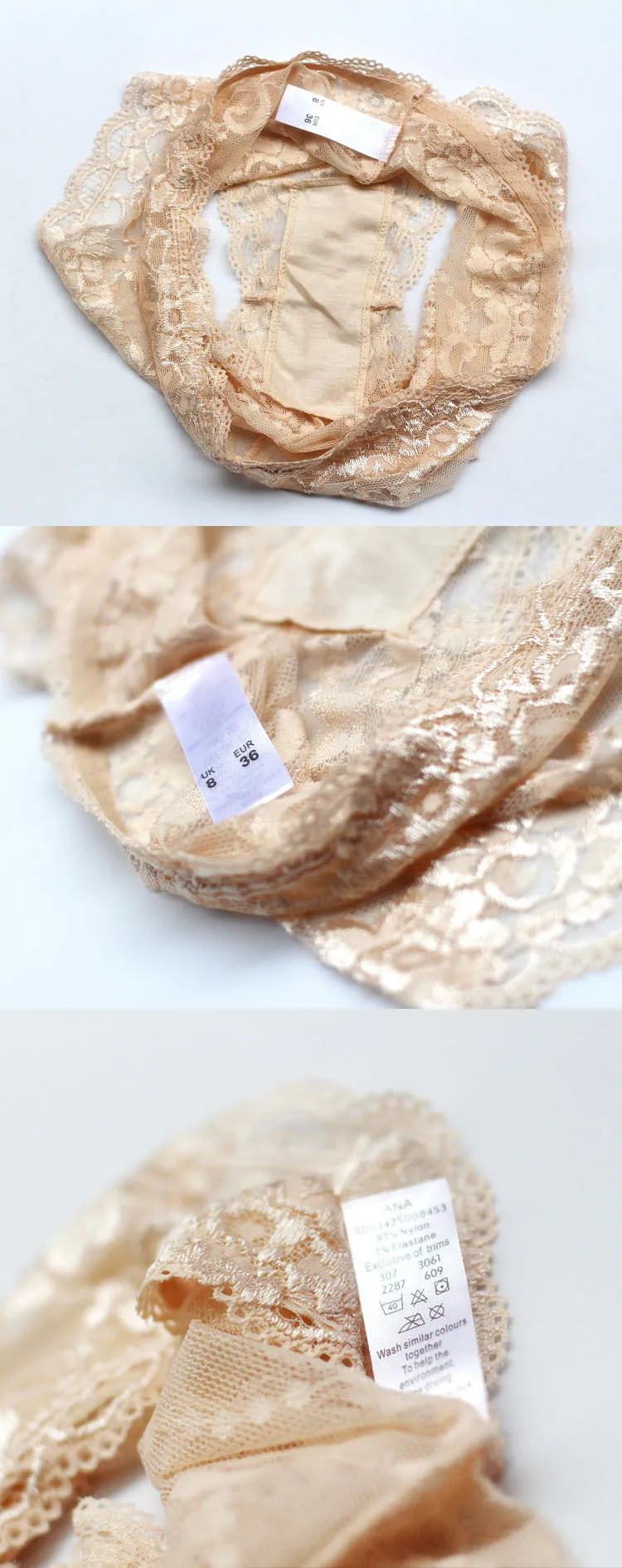 Women's Cotton Lace Plus Size Panties