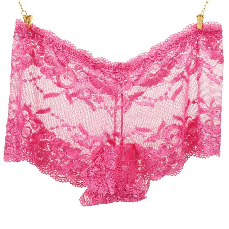 Women's Cotton Lace Plus Size Panties