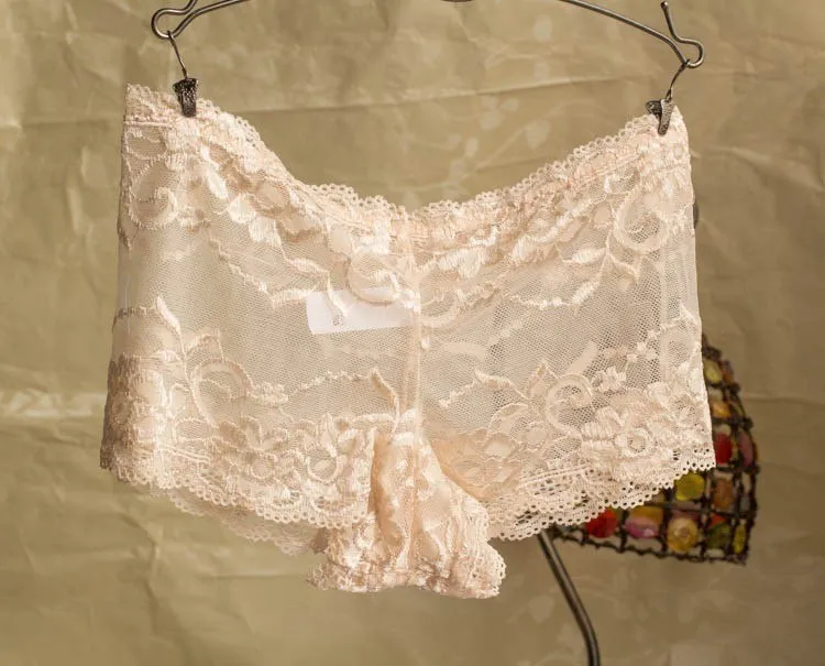 Women's Cotton Lace Plus Size Panties
