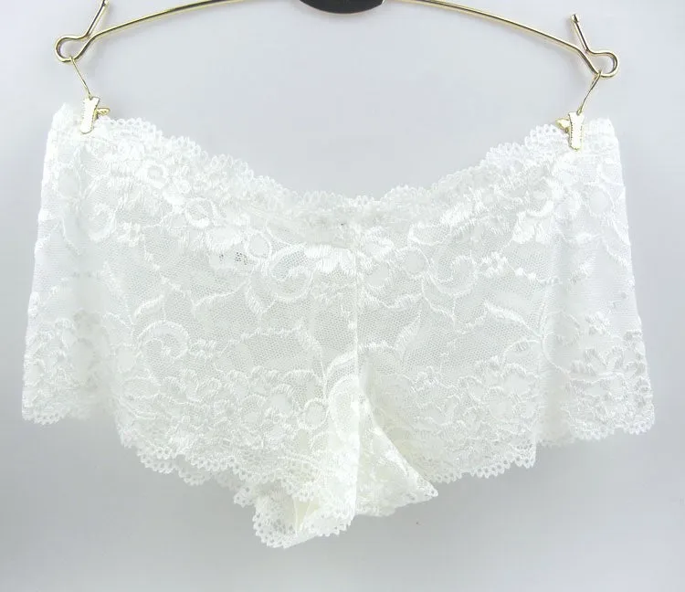 Women's Cotton Lace Plus Size Panties