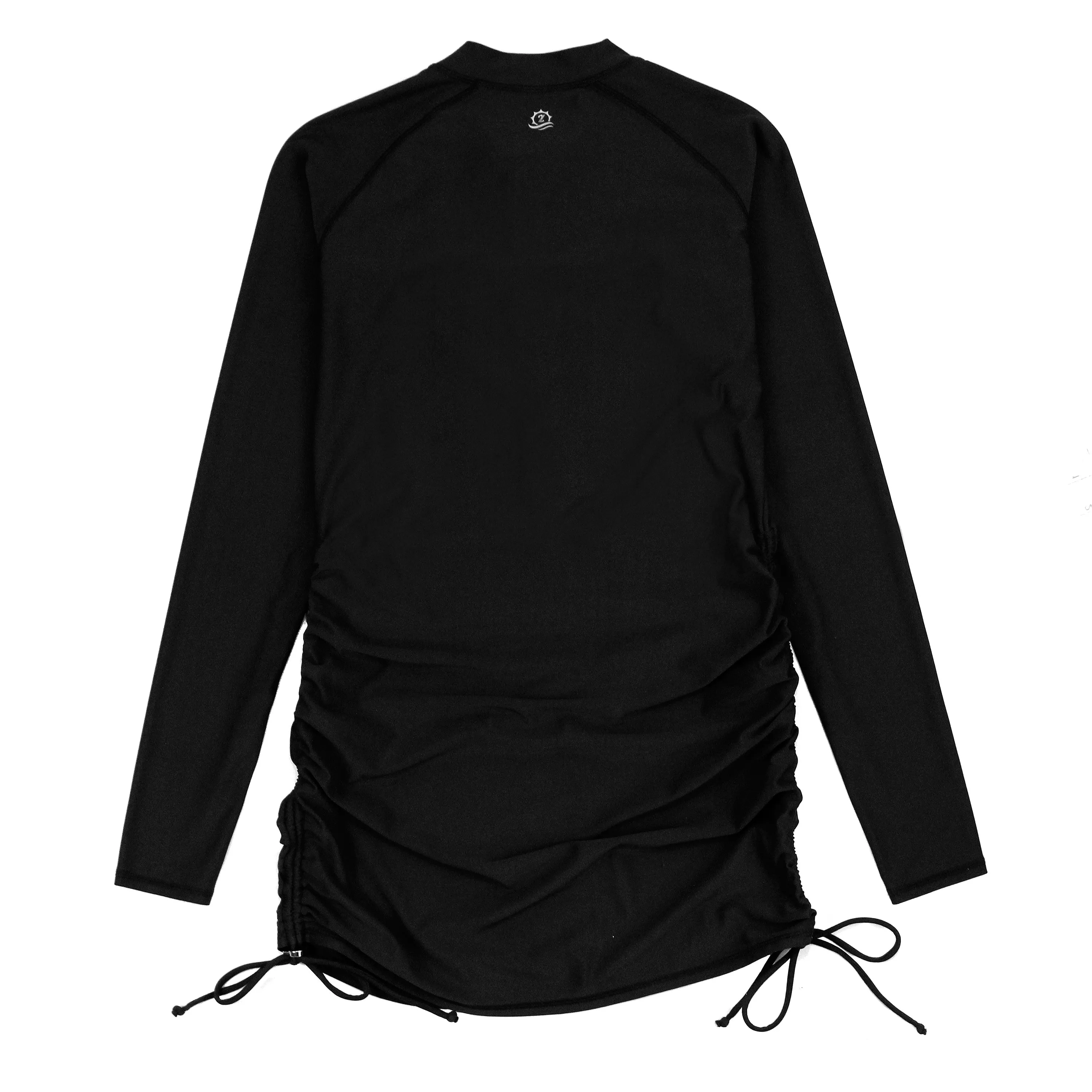 Women's Half Zip Swim Dress Cover Up | "Black"