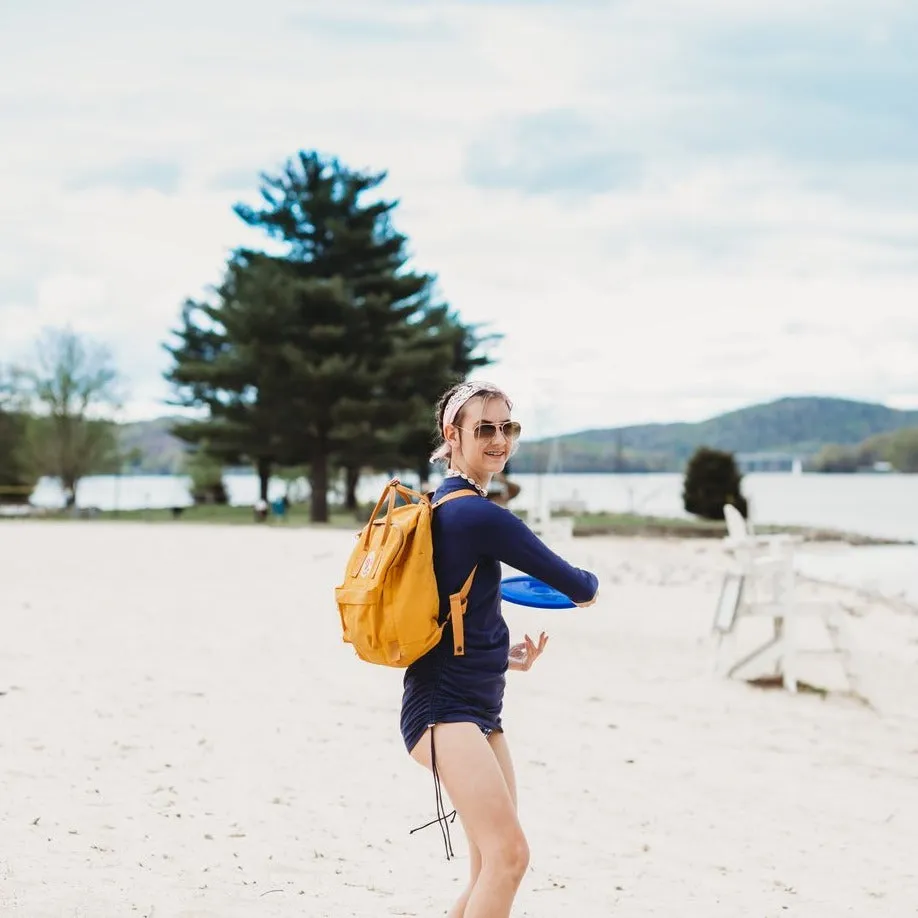 Women's Half Zip Swim Dress Cover Up | "Navy"