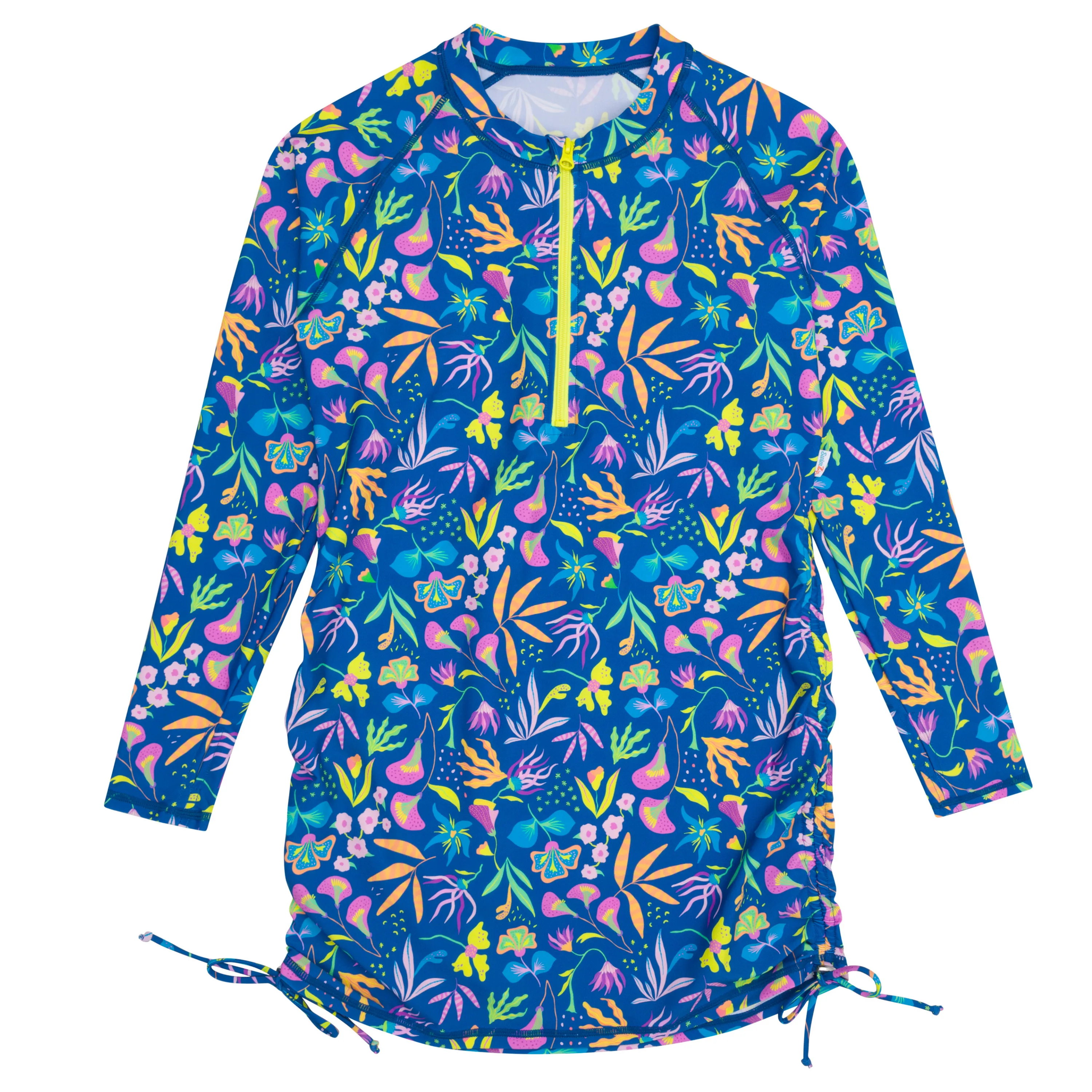 Women's Half Zip Swim Dress Cover Up | "Tropadelic"