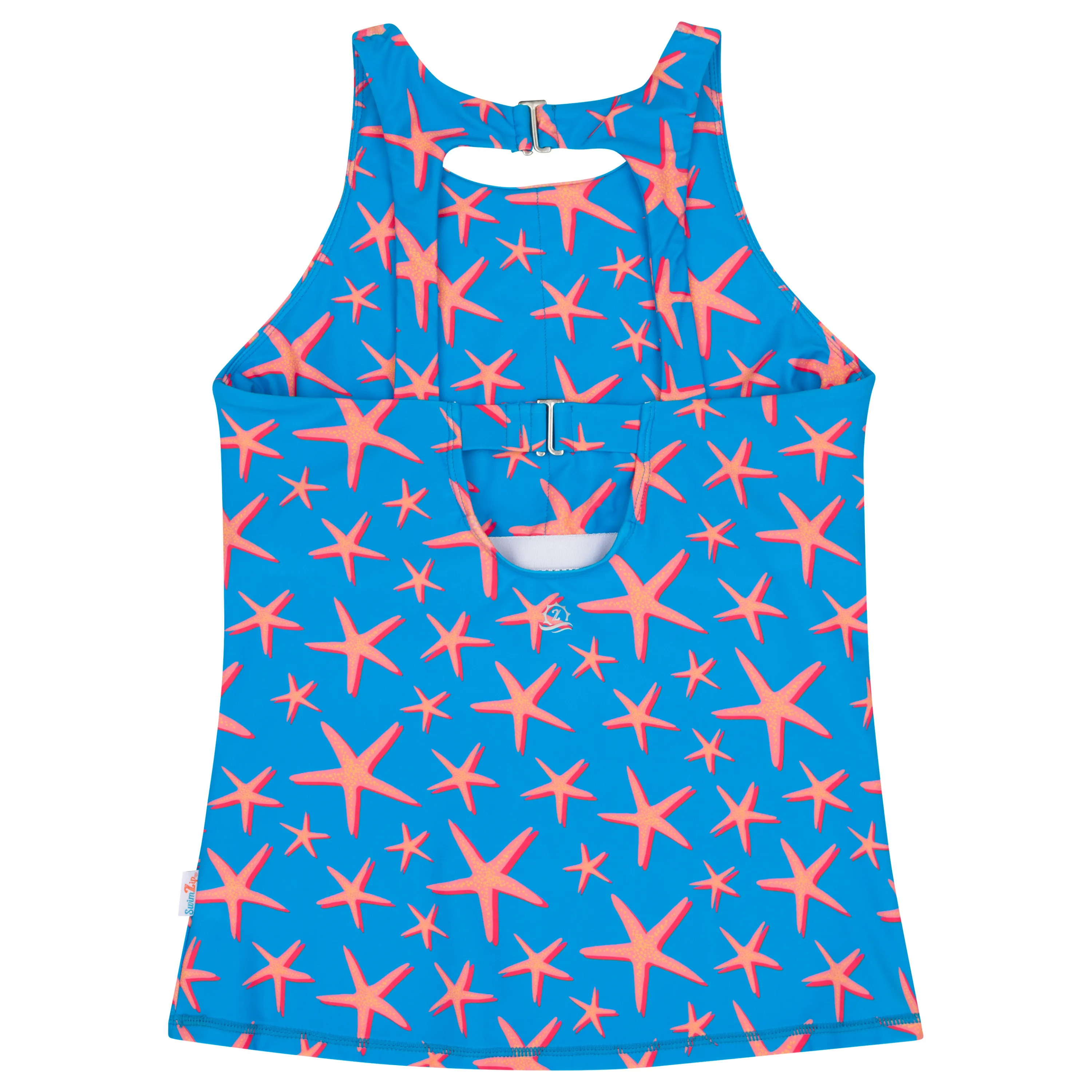 Women’s High Neck Fitted Tankini Top | “Starfish”