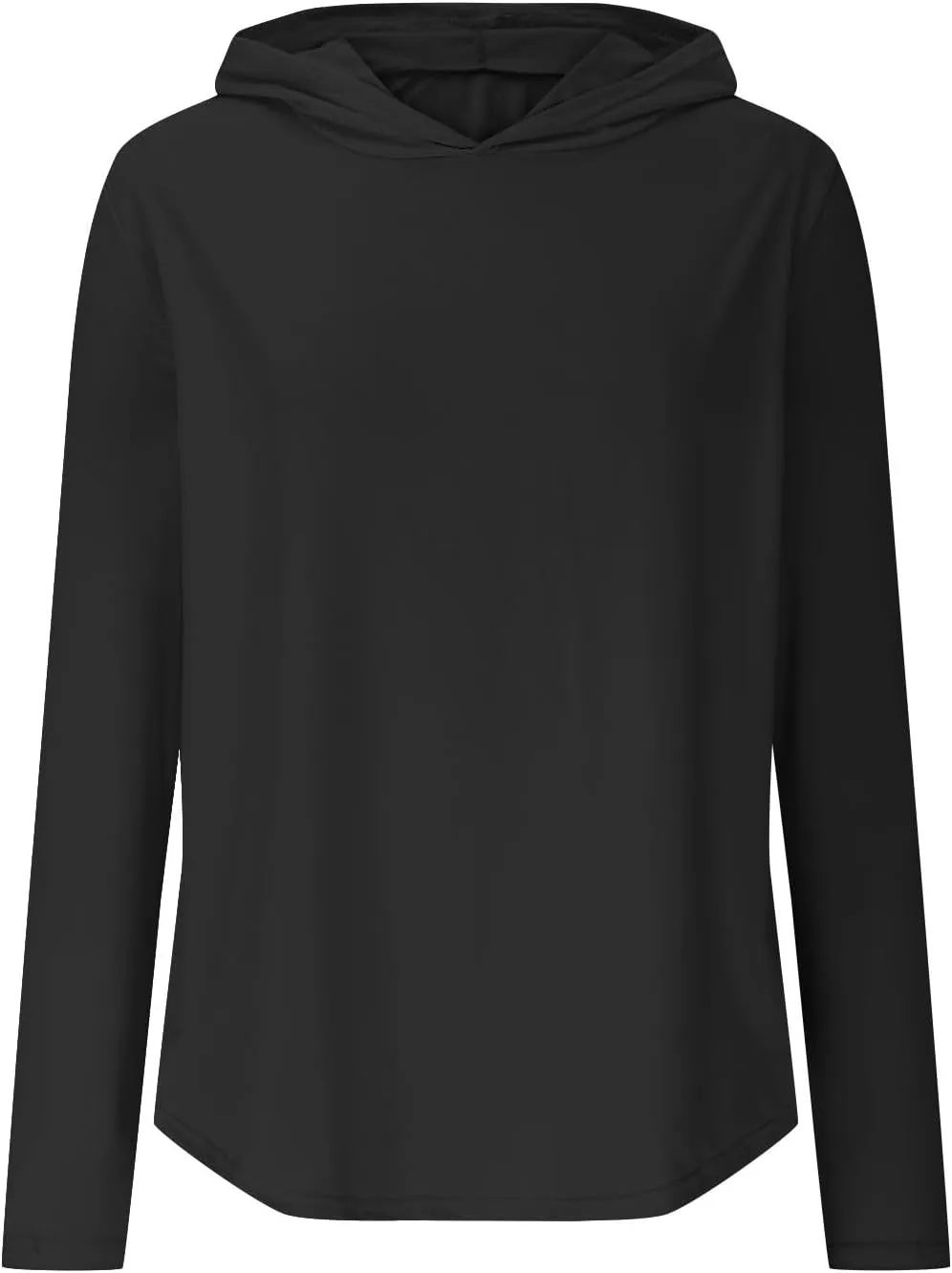 Womens Hooded Sun Shirt UPF 50  UV Protection Rash Guard Long Sleeve Swim Shirts Outdoor Quick Dry Gym Hiking Shirts