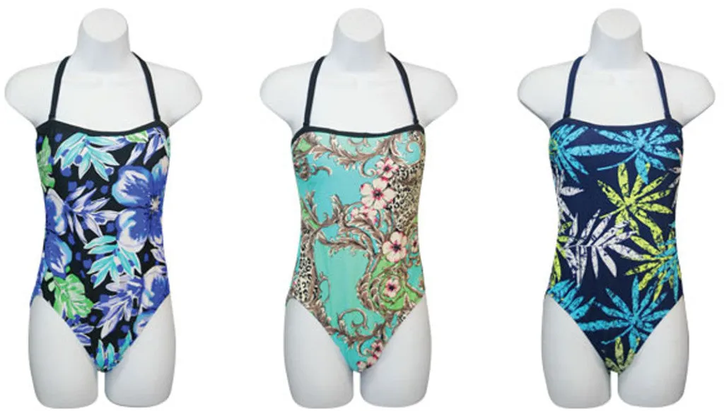 women's missy fashion one-piece swimsuits - sizes 8-16 Case of 24