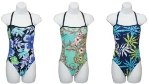 women's missy fashion one-piece swimsuits - sizes 8-16 Case of 24