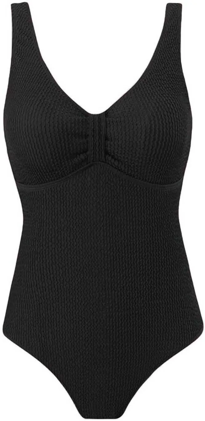 Womens Modest Swimsuits Fashion Solid V Neck Tummy Control Bathing Suits Backless Sexy Padded 2025 Summer Swimwear