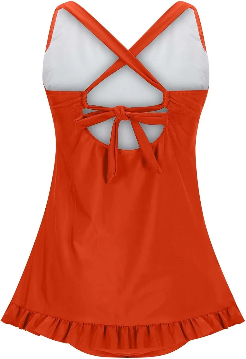 Womens One Piece Swimsuits V Neck Ruched Slimming Bathing Suits Backless Criss Cross Summer Beach Swimwear