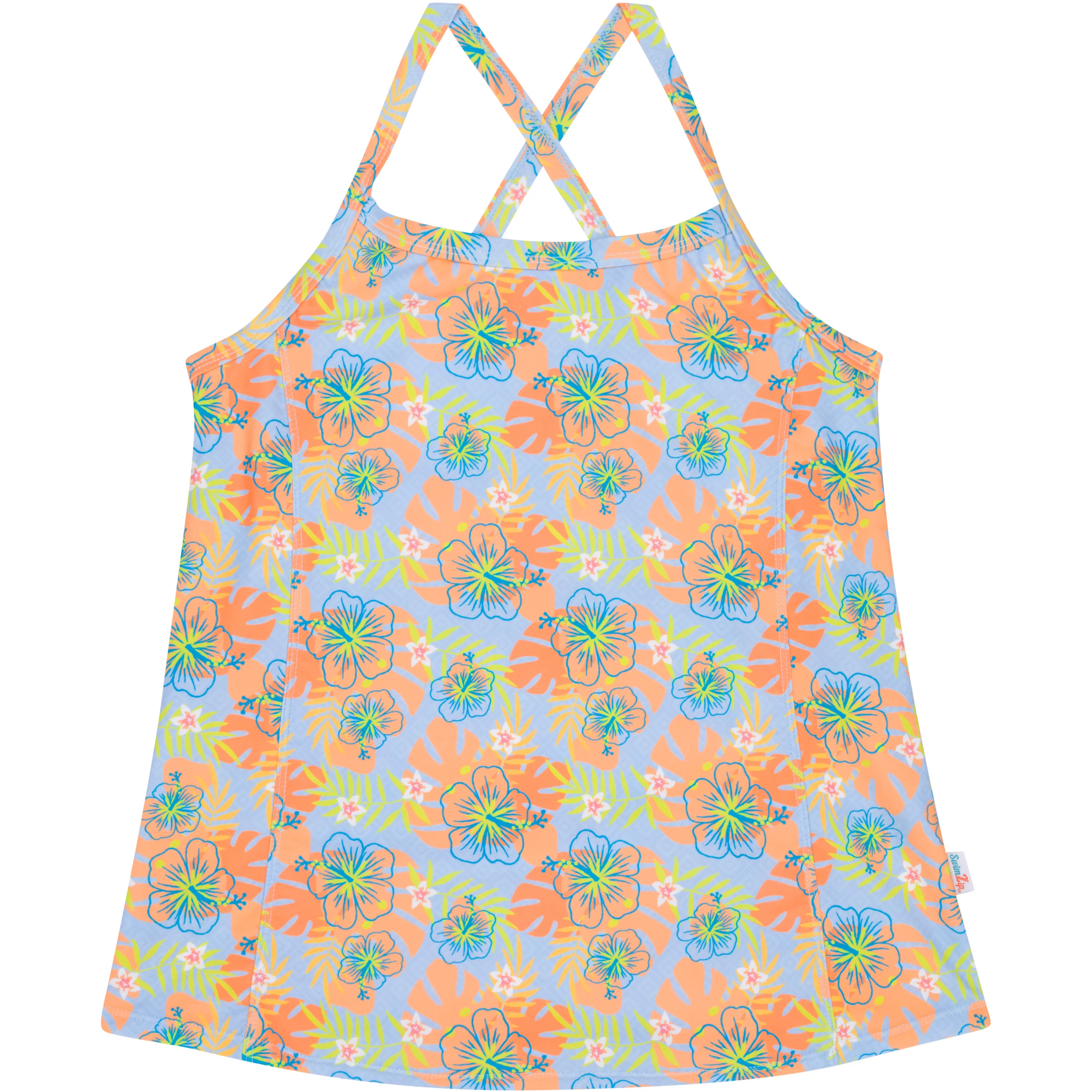 Women’s Strappy A-Line Tankini Top | “Groovy”