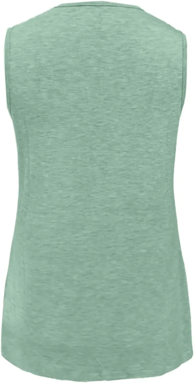 Womens Tank Top 2025 Sleeveless Summer Vacation Beach Tee Shirts Loose Casual Outfits Trendy Clothes