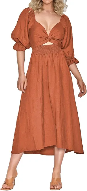 Womens Tie Rope Belt Ruffle Trim Sleeves Wear Fashion Elegant Dress Knit Sleeveless Dress Girls Knee Length