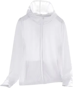 Womens UPF 50  Hoodies Sun Shirts Breathable Long Sleeve Hiking Shirts Outdoor Lightweight Quick Dry Athletic Jacket