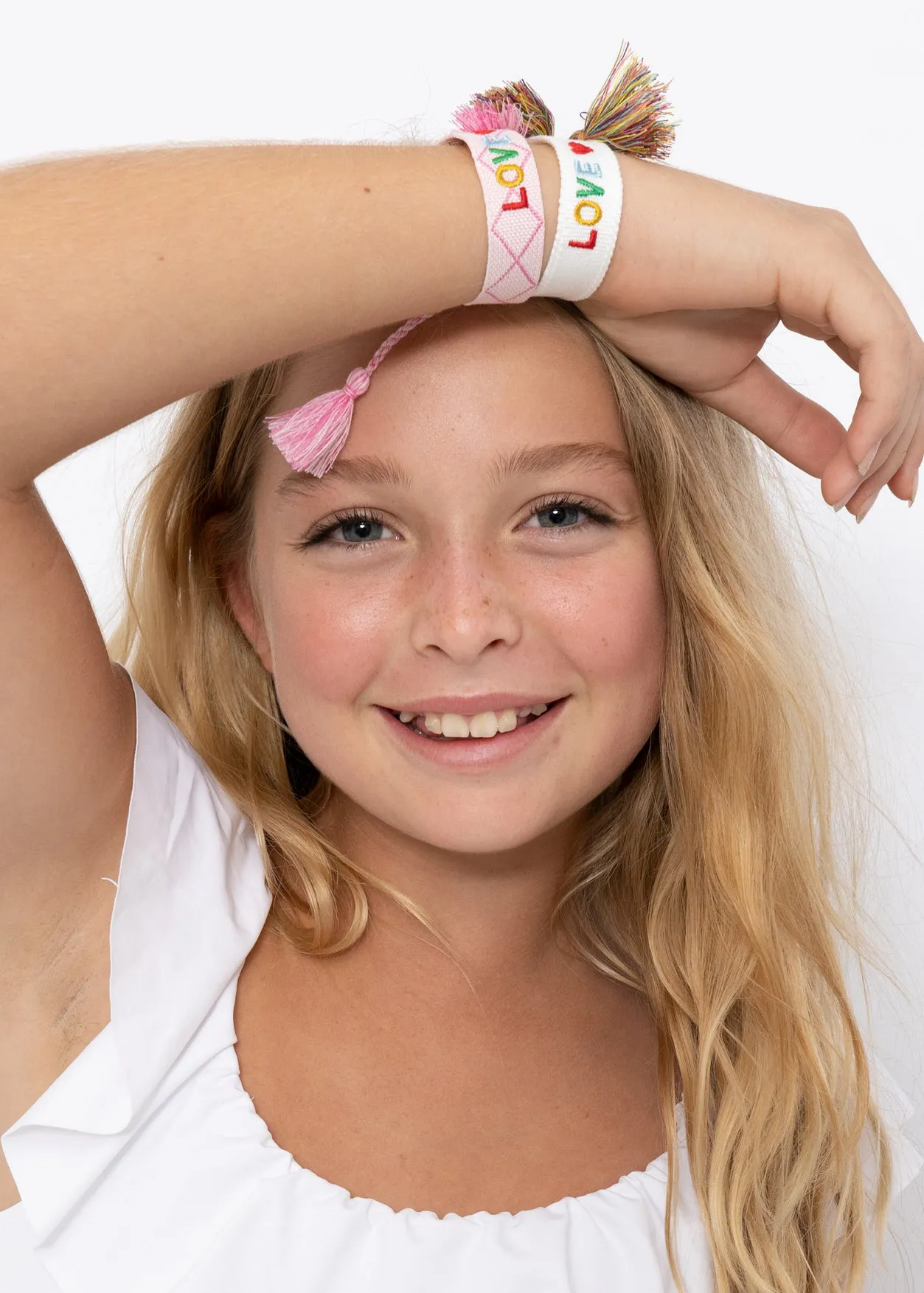 Wristband Love White