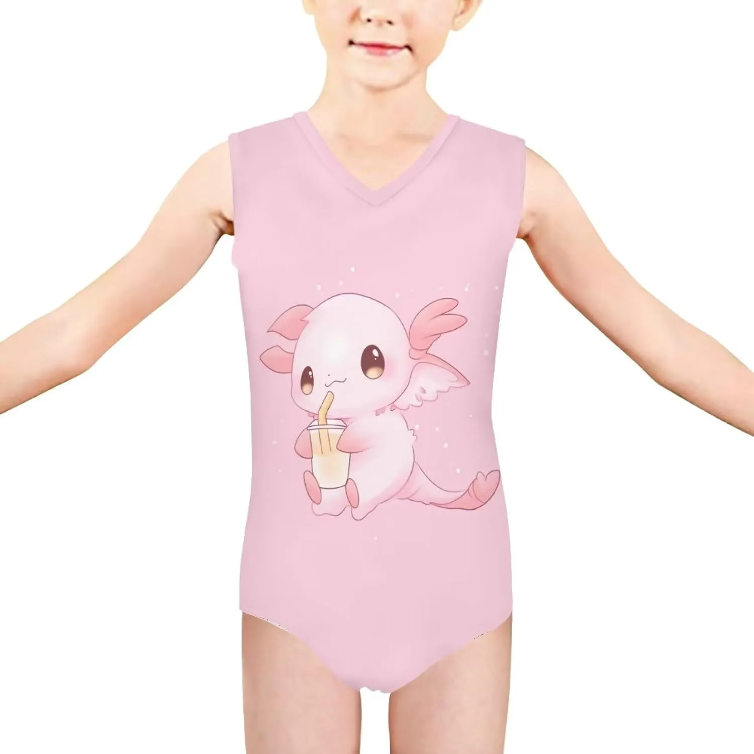 Xhuibop One Piece Swimsuits for Girls Beachwear Bathing Suits 3-14