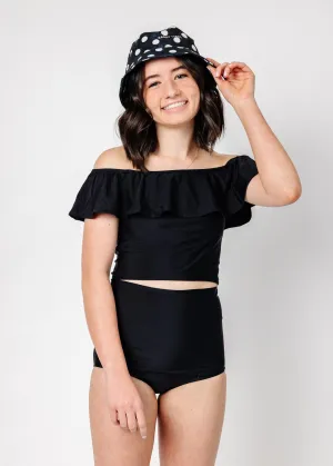 Youth High-Waisted Bottoms | Black