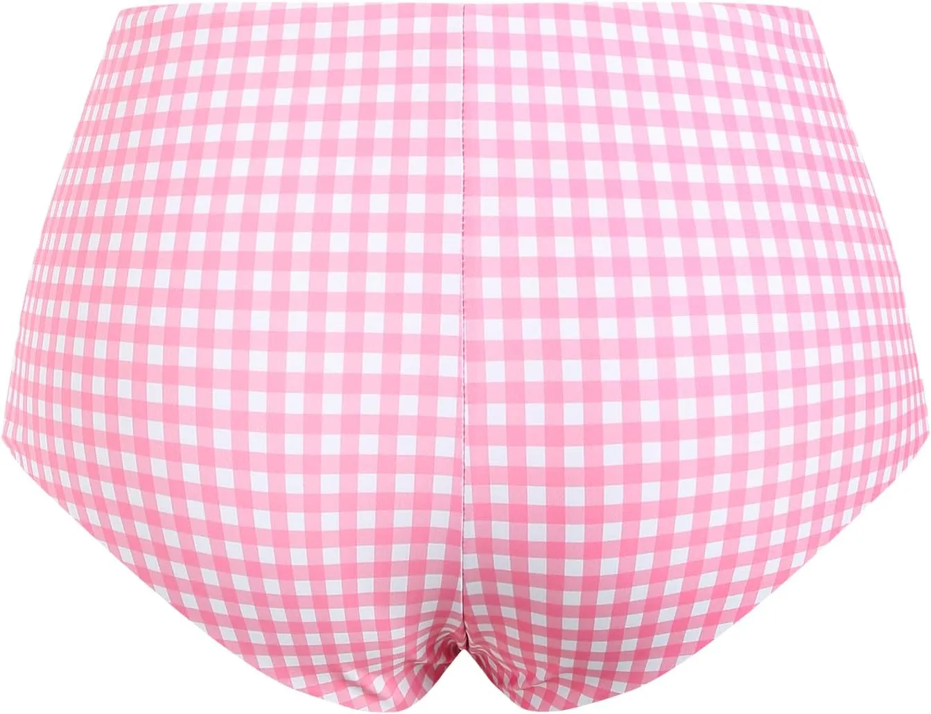 ZAFUL Women's Swim Shorts High Waisted Bow Gingham Floral Print Boyshorts Bathing Suit Swimsuit Bottoms Board Shorts