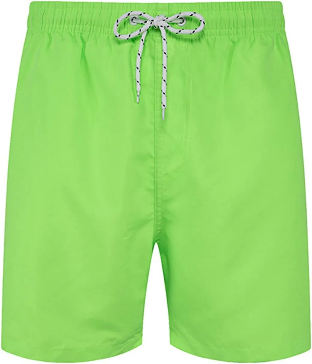 ZEFOTIM Men Swim Shorts Drawstring Quick Dry Solid Color Trunks Fashions Big and Tall Swim Suit with Pockets