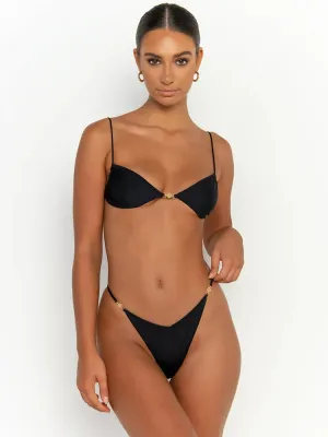 ZRTAK Solid Bikini Sexy Swimwear Women Swimsuit With Ties 2024 Thongs Bathing Suits Solid Color Beachwear Brazilian Biquini